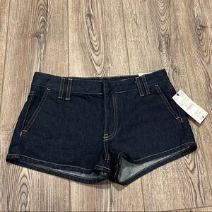 Zara Dark Blue Denim Shorts with tags
